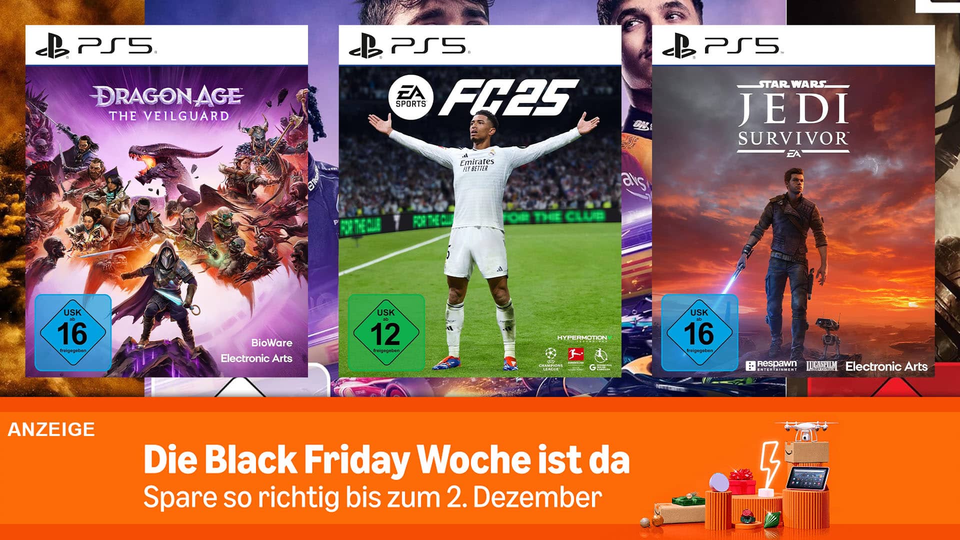 Offres PS5 :Amazon Black Friday 2024 avec jusqu'à 65 % de réduction sur les jeux