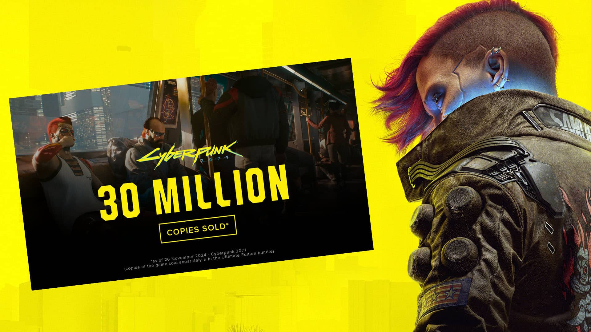 Cyberpunk 2077 :Chiffre de vente impressionnant et nouveau projet d'animation