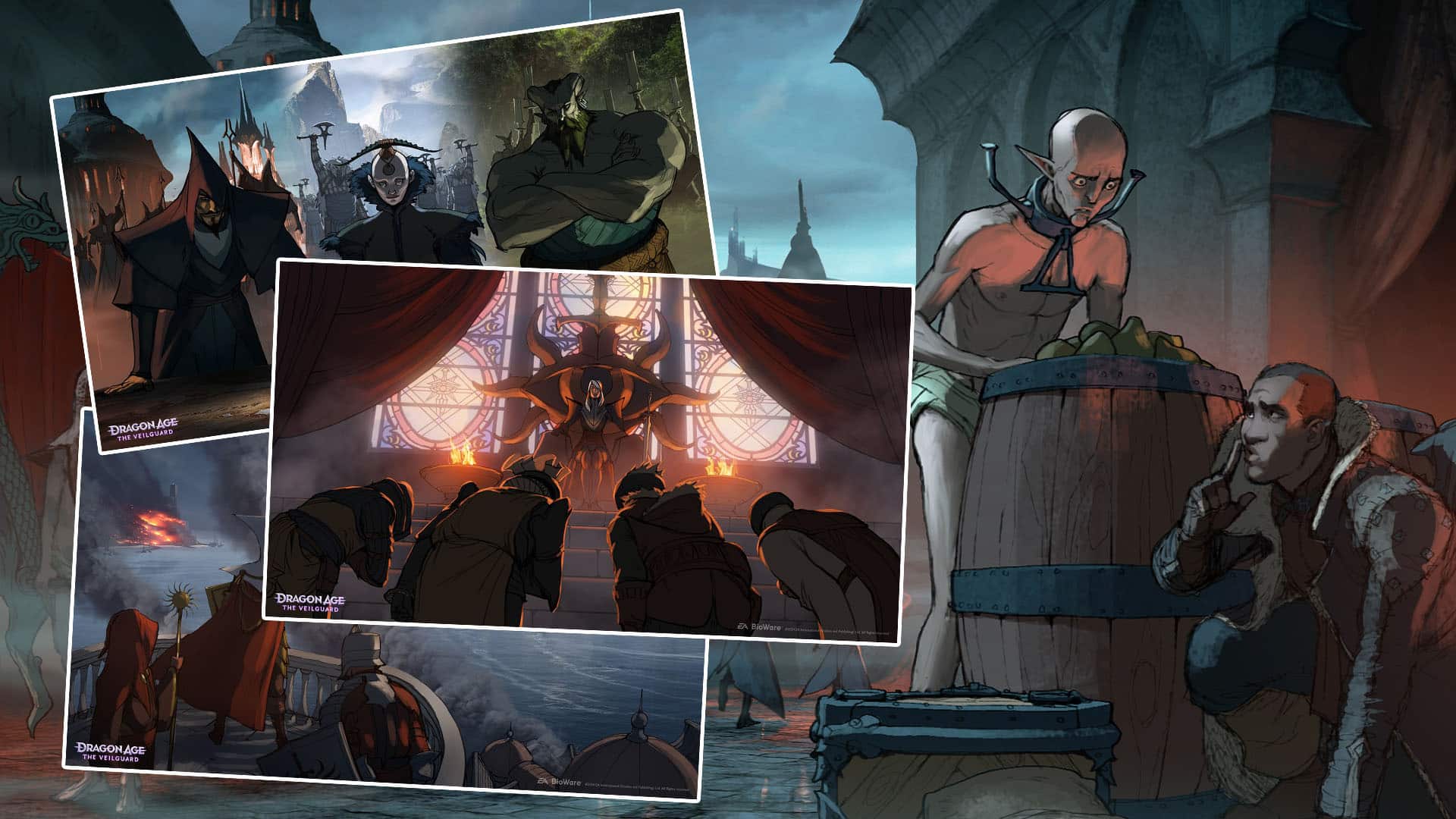 Dragon Age Le Garde-Voile :Des images conceptuelles vieilles de 10 ans montrent comment tout a commencé