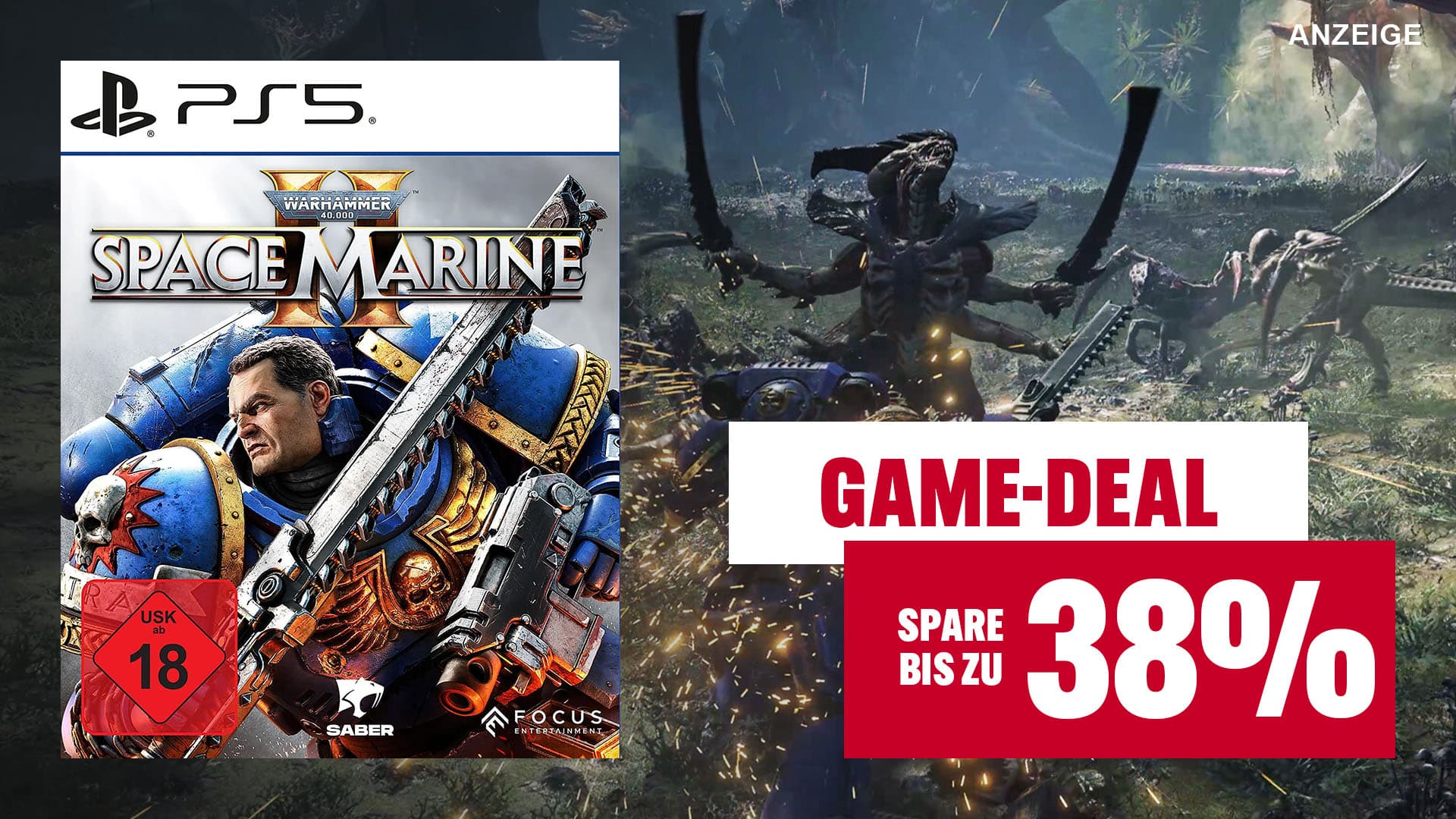 Warhammer 40.000 Space Marine 2 :Obtenez la version PS5 sur disque avec une grosse remise