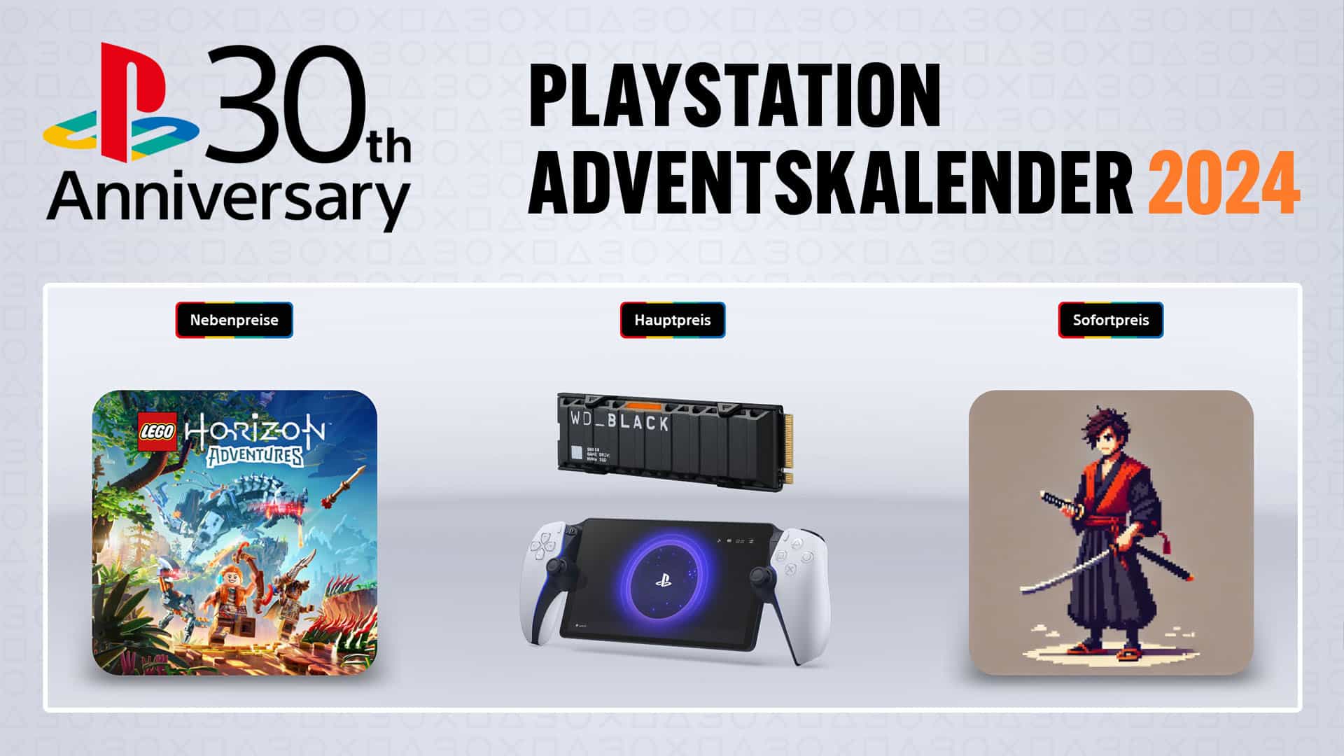 Calendrier de l'Avent PlayStation 2024 :Jour 10 avec PS Portal et PS5 SSD