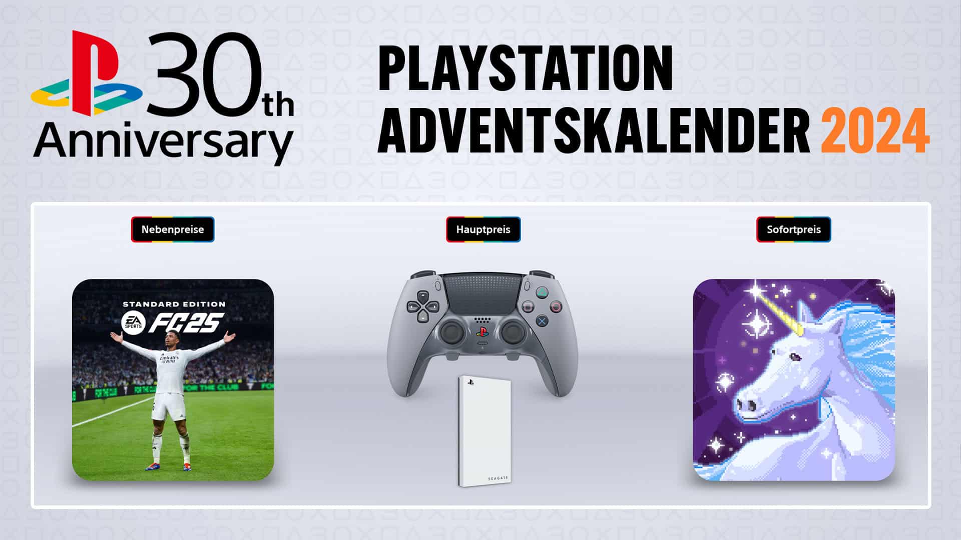 Calendrier de l'Avent PlayStation 2024 :Jour 22 avec DualSense Edge dans l'édition 30e anniversaire