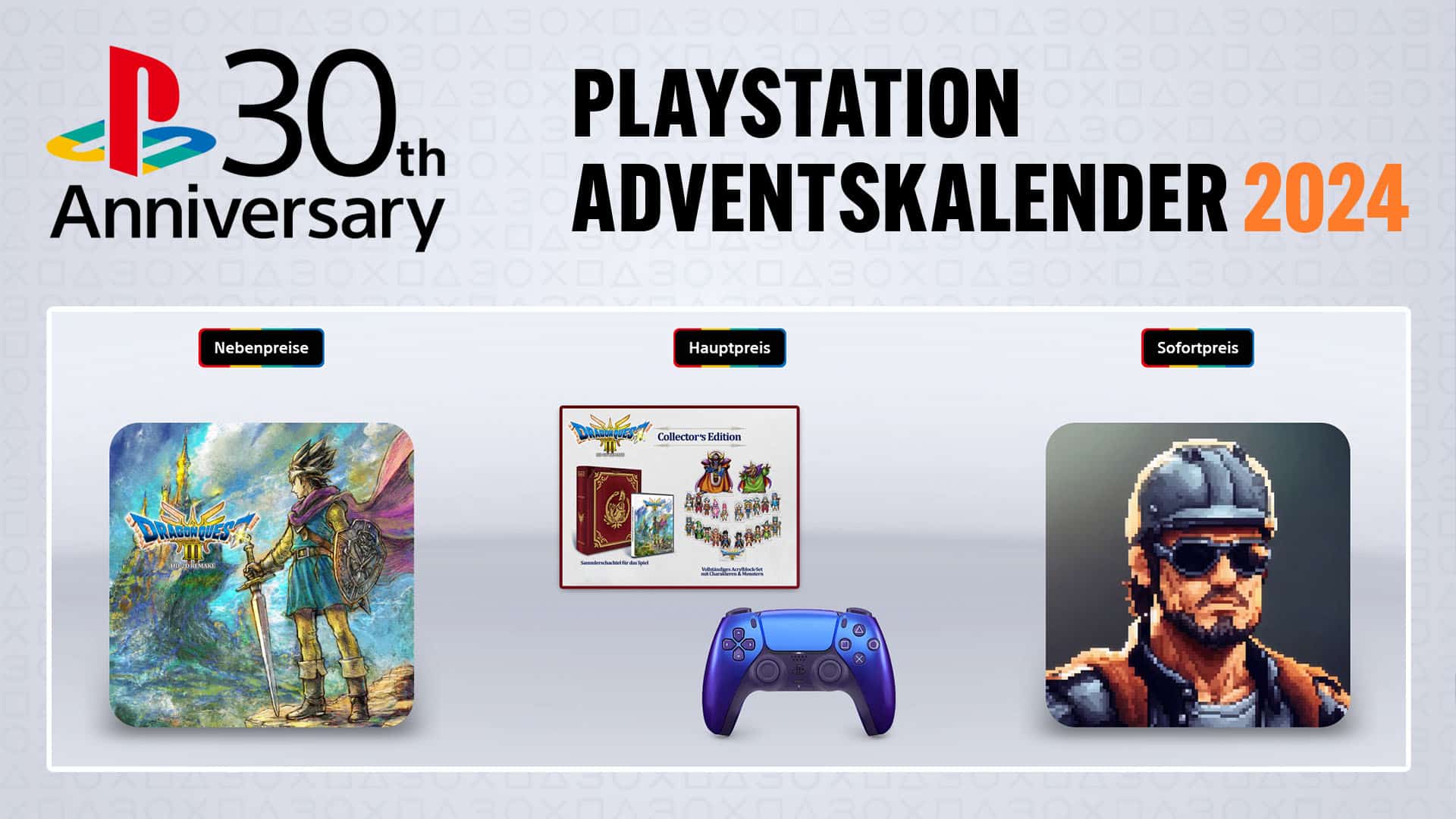 Calendrier de l'Avent PlayStation 2024 :Jour 26 avec la manette PS5 Chroma Indigo et Dragon Quest 3