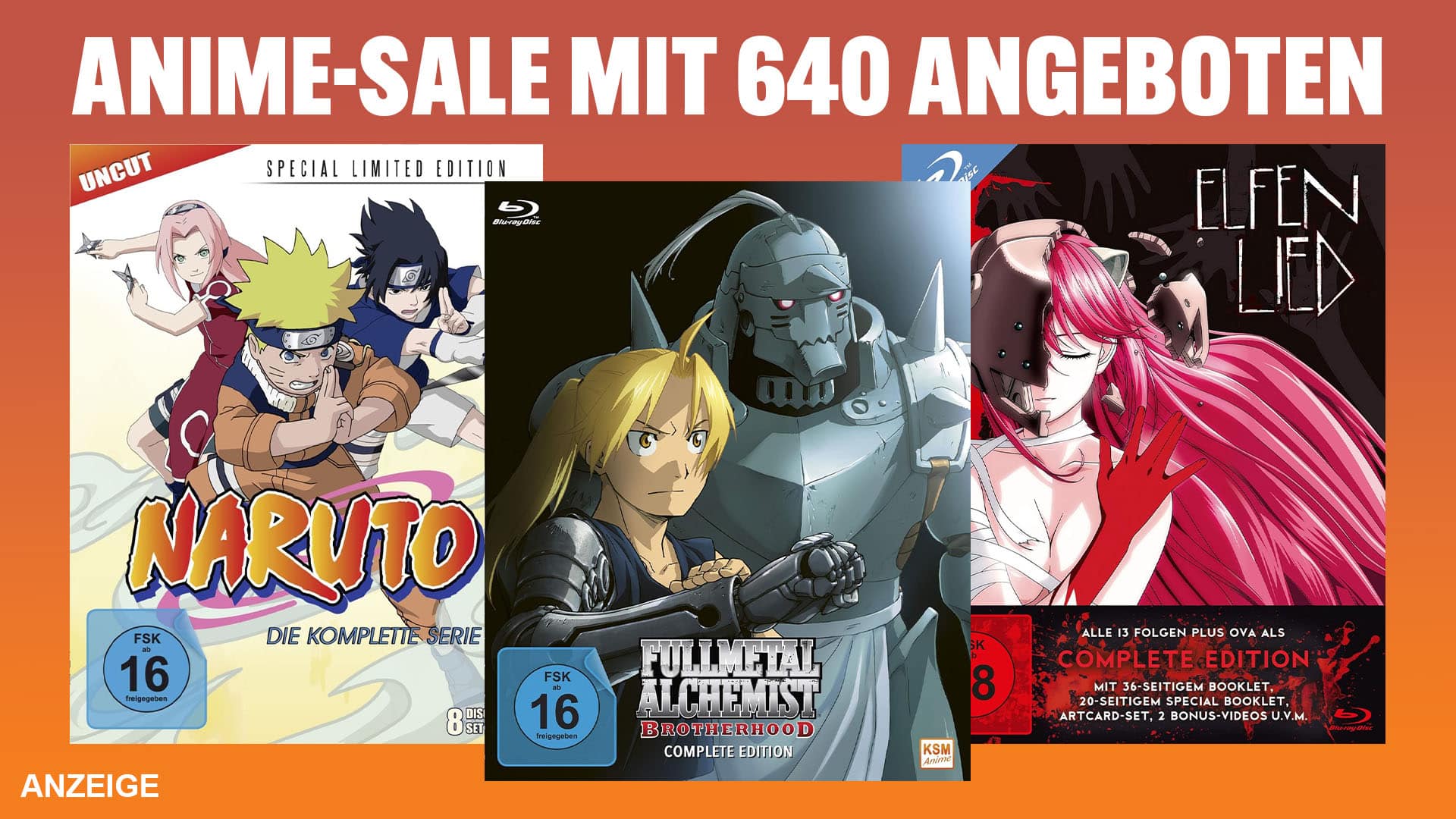 Digimon, Naruto et plus en vente:Nos conseils Blu-ray / DVD pour la campagne Anime Rabatt sur Amazon