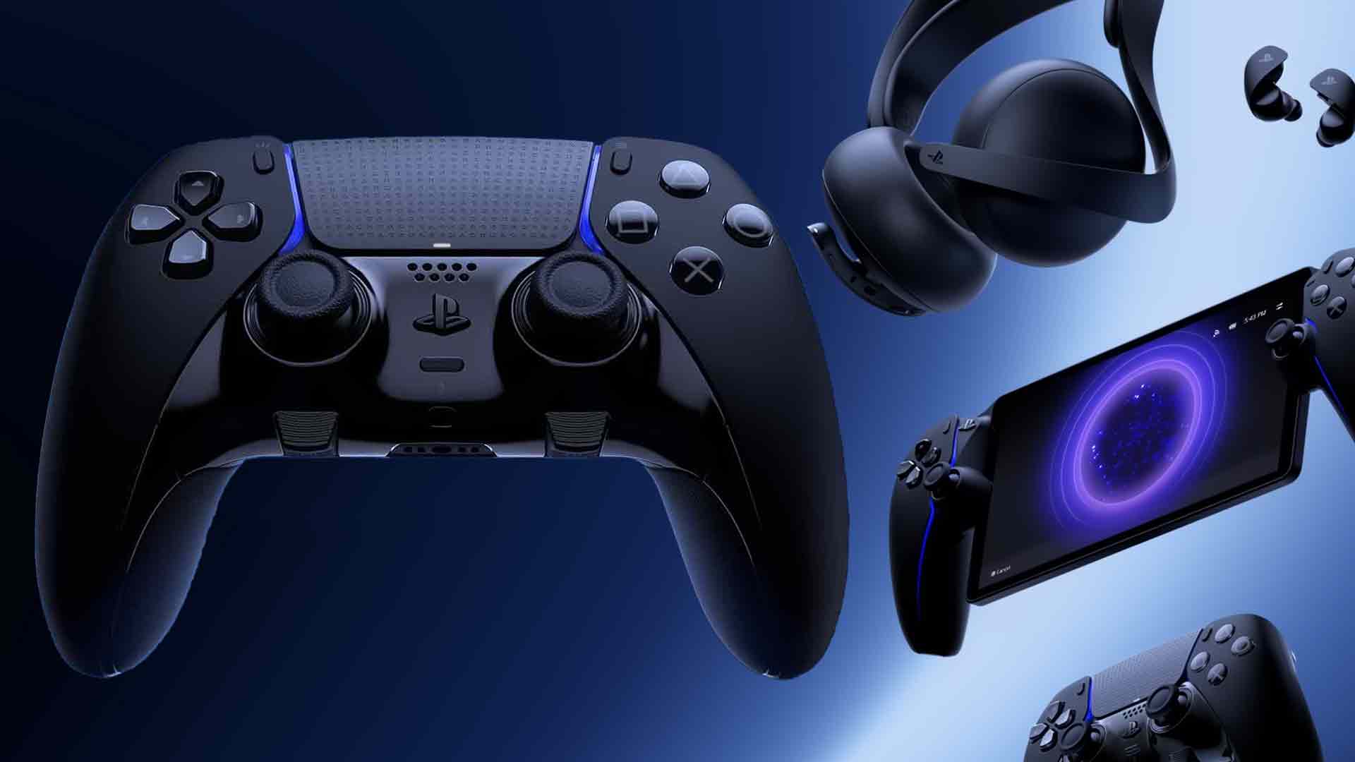 Accessoires PS5 :La collection Midnight Black comprenant PS Portal et DualSense Edge peut être précommandée