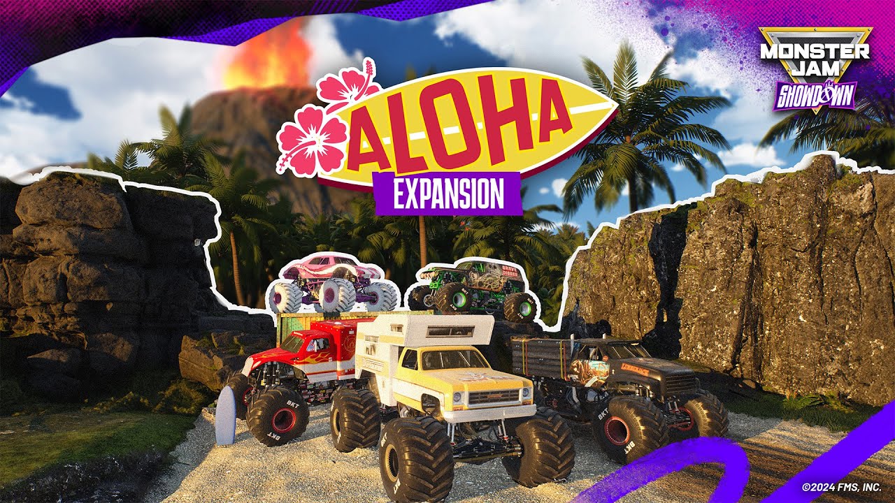 Affrontement de Monster Jam: L'extension Aloha apporte du soleil