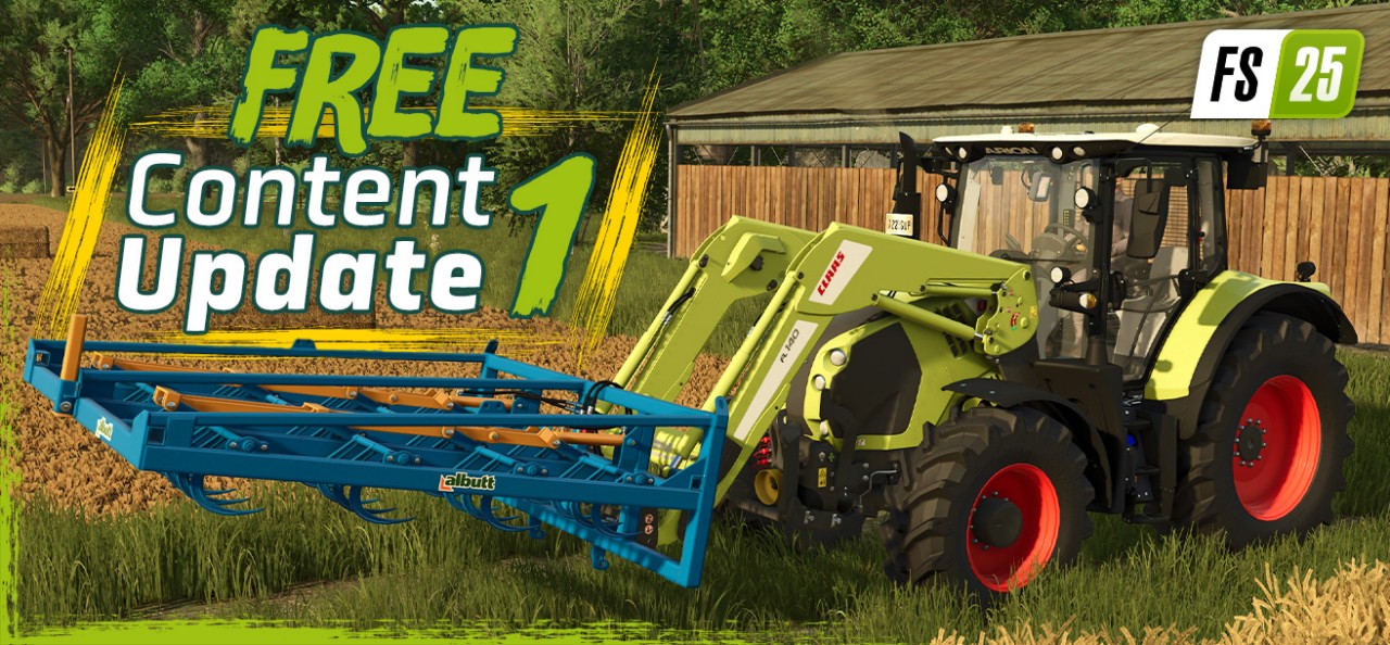 Simulator agricole 25: Mise à jour de contenu gratuit en direct