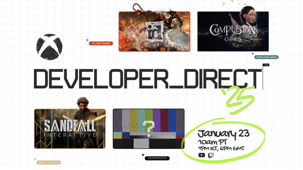 Vitrine 2025: Xbox Developer Direct en janvier avec ces jeux