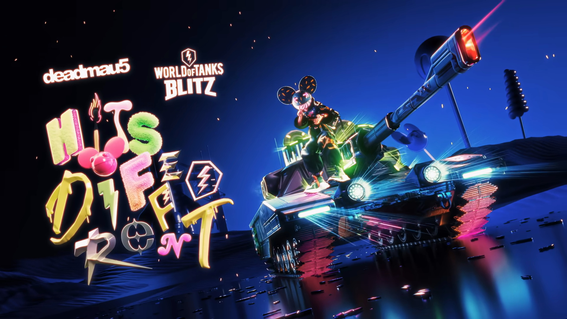 World of Tanks Blitz: Soirée dansante de Noël avec Deadmau5