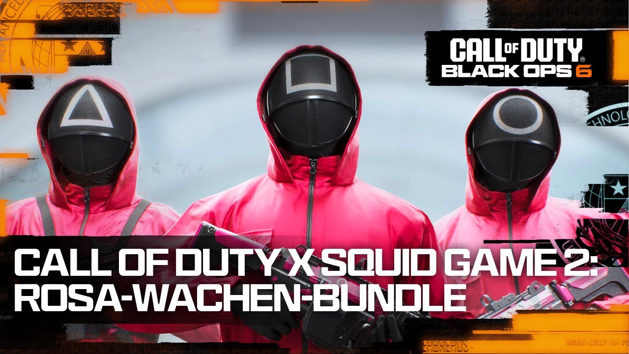 Call of Duty : Black Ops 6: Ceci est dans le pack Squid Game Rose Guards