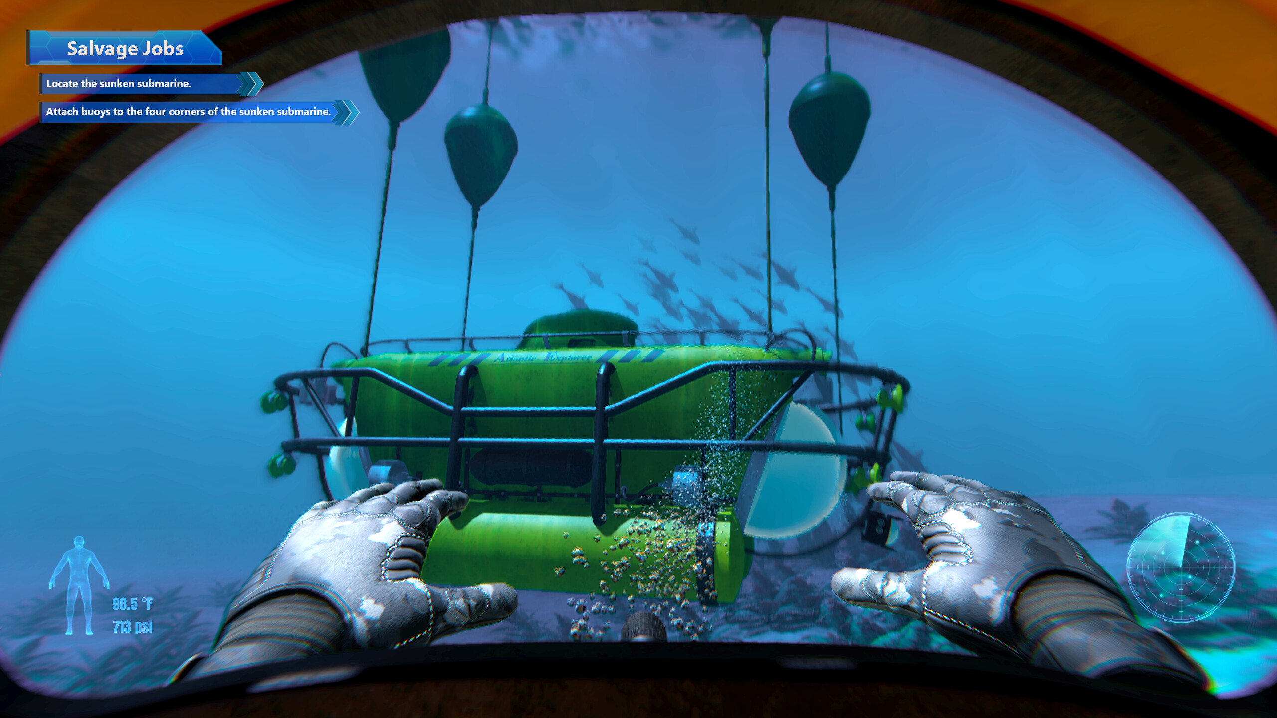 Weldiver : Subnautica rencontre The Forest