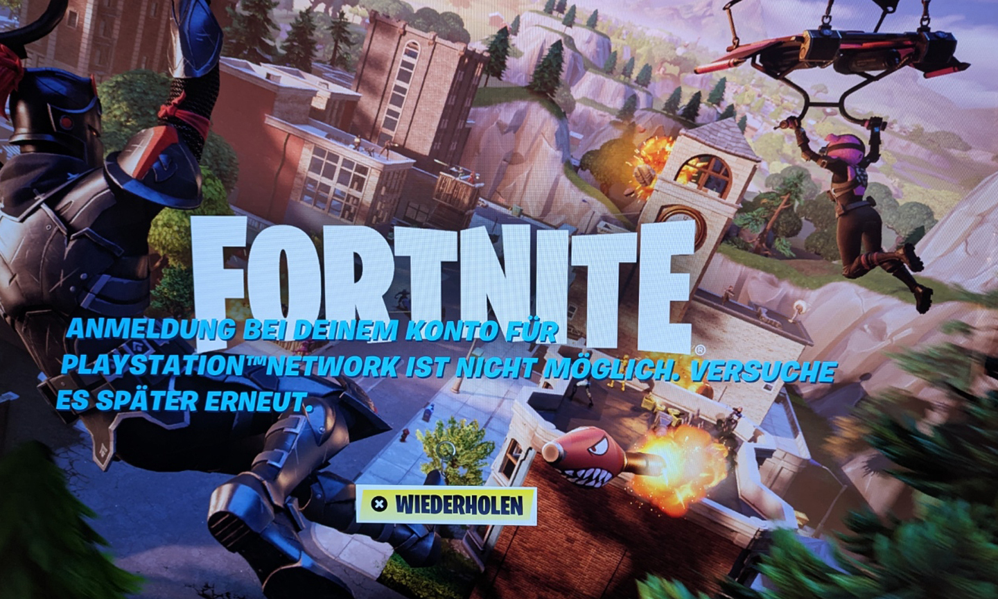 Le trouble PSN prend Fortnite &amp; Co. Lahm-ces jeux sont affectés