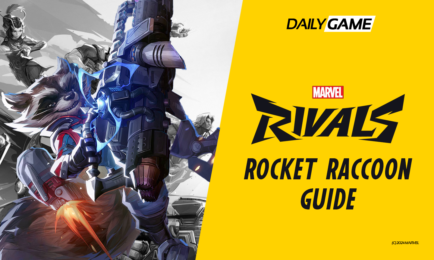 Rocket Raccoon à Marvel Rivals (Charakter Guide)