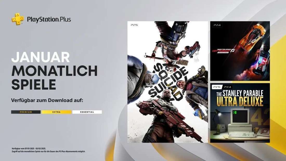 Jeux PS Plus Essential en janvier 